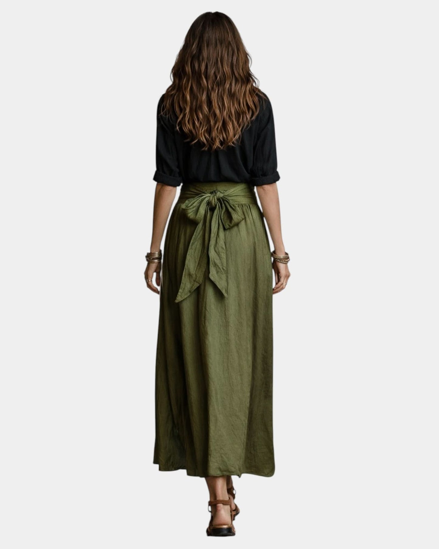 Dione | Midi Skirt + Free Black Shirt