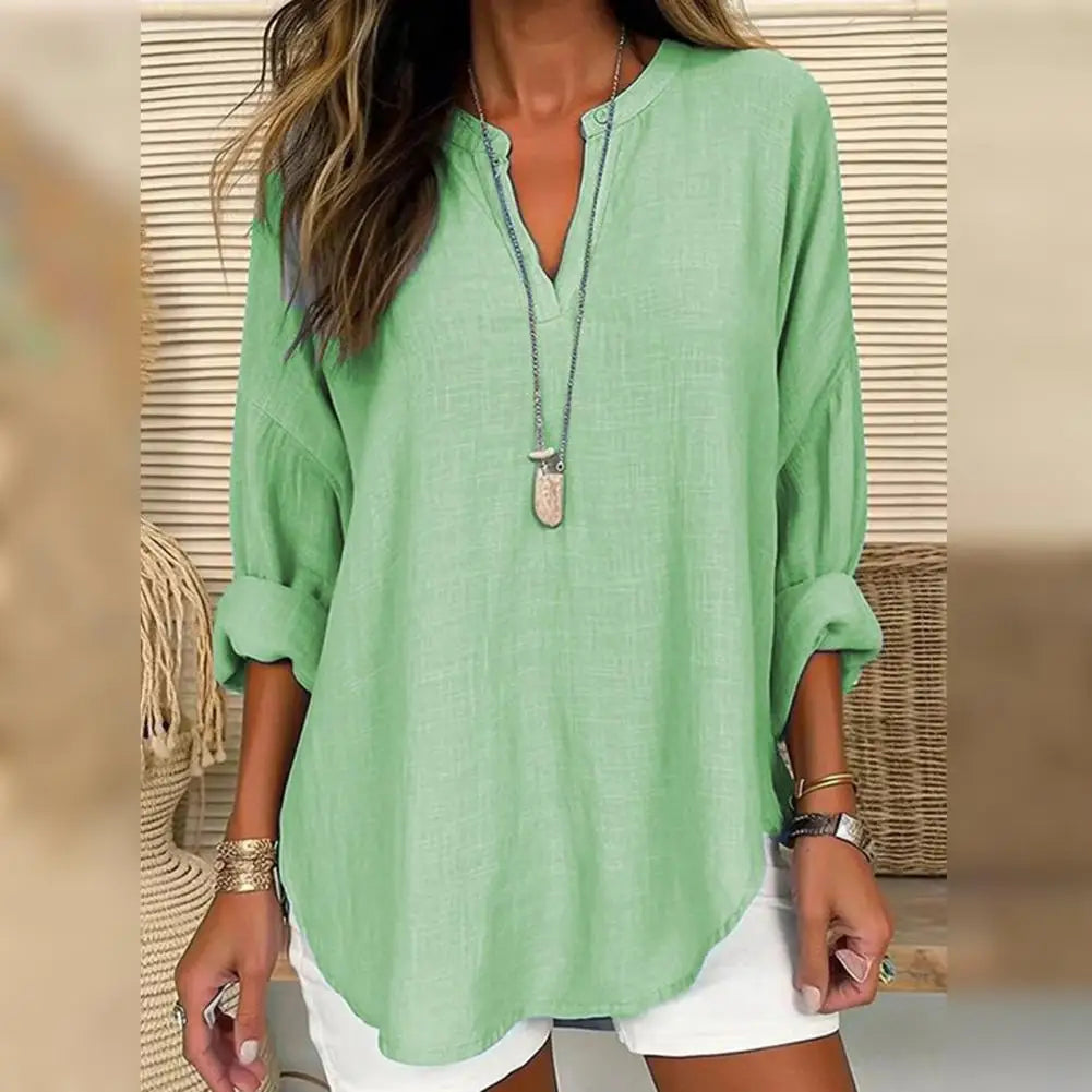 DITTE™ | Linen-look Blouse