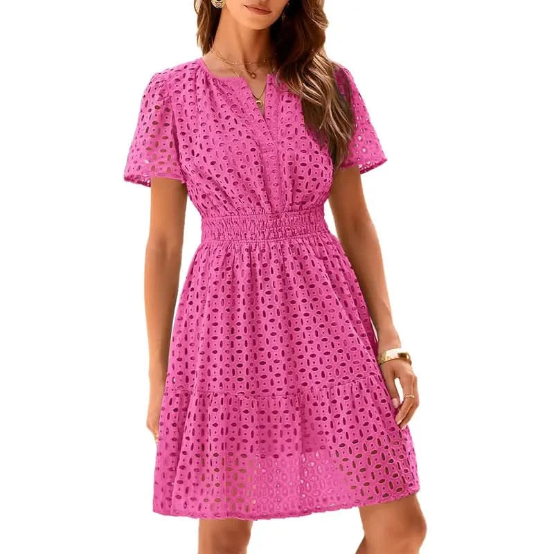 Sophia | Elegant Short Sleeve Dress