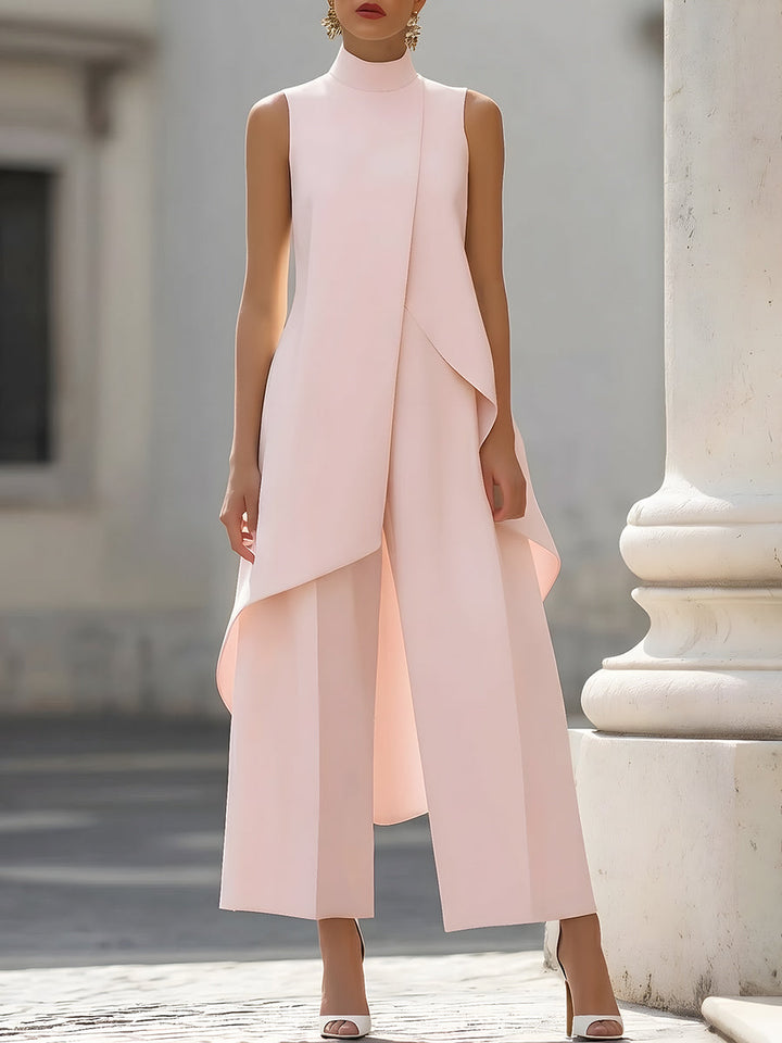 Valora - Elegant Wide-leg Two-piece Suit