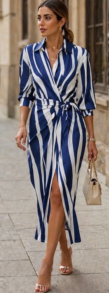 Grace & Annalee™| Printed Wrap Dress