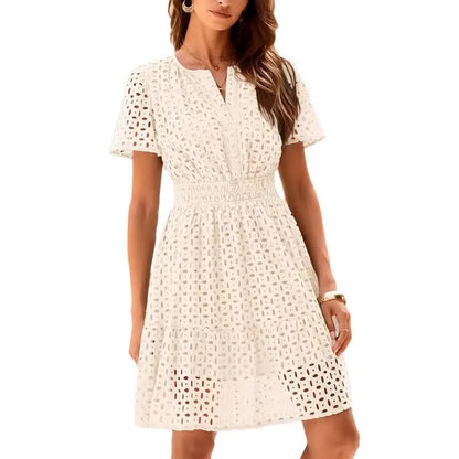 Sophia | Elegant Short Sleeve Dress