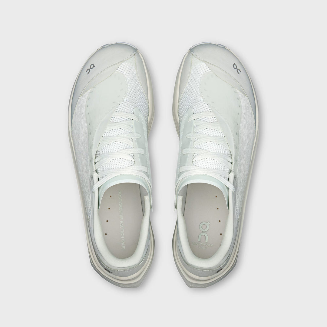 On Running x Post Archive Faction Cloudboom Volt - White / Gale