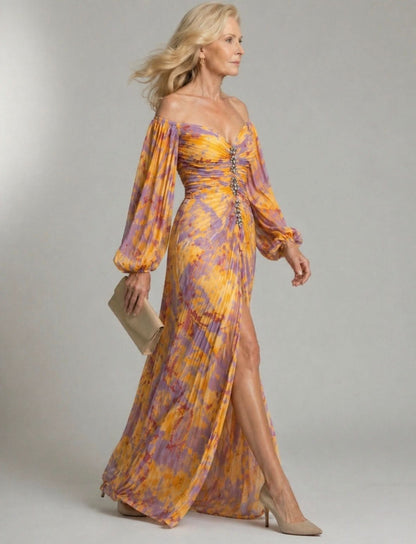 Grace & Annalee™ | Elegant Dress with V-Neck
