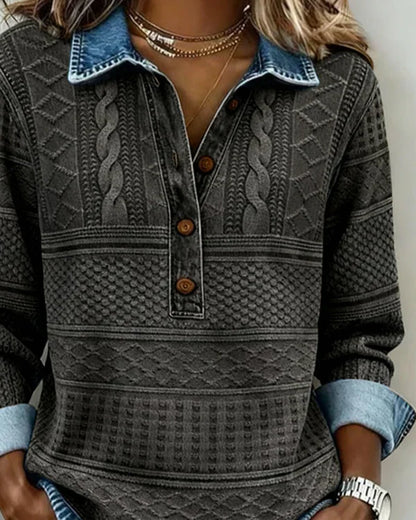 Claire™ | Stylish Collar Top