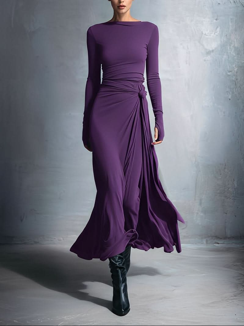 Mildred · Maxi dress with side knot