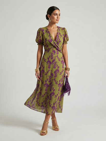 Grace & Annalee™ | Relaxed Floral Midi Dress