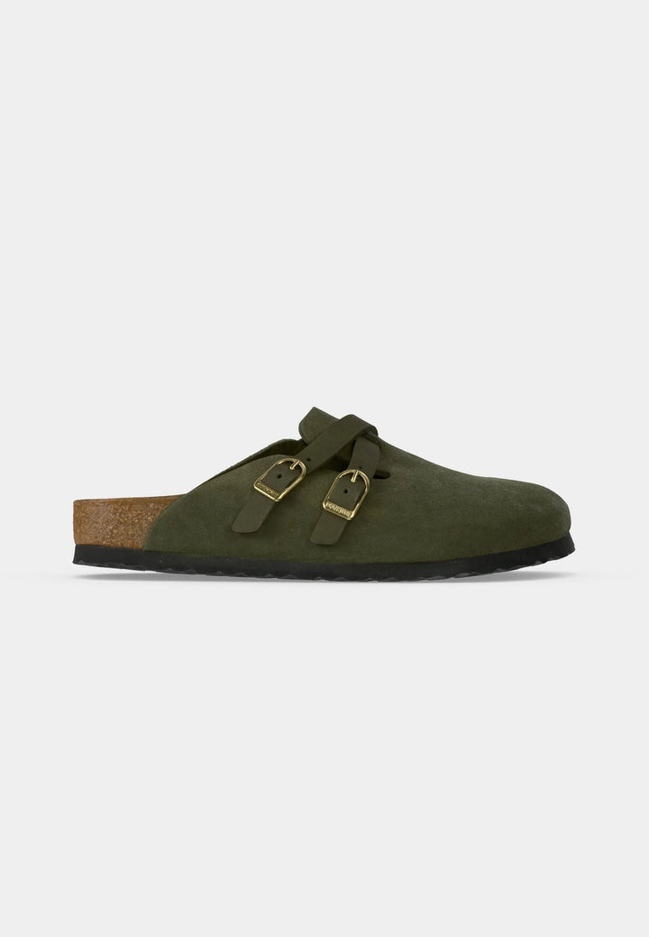 Birkenstock BOSTON NL BLACKN - REGULAR - Slippers