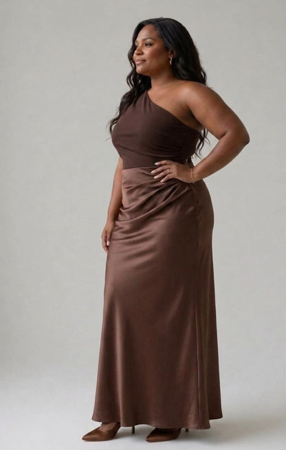 Grace & Annalee™ | Maxi Dress with a Guilt in Satin