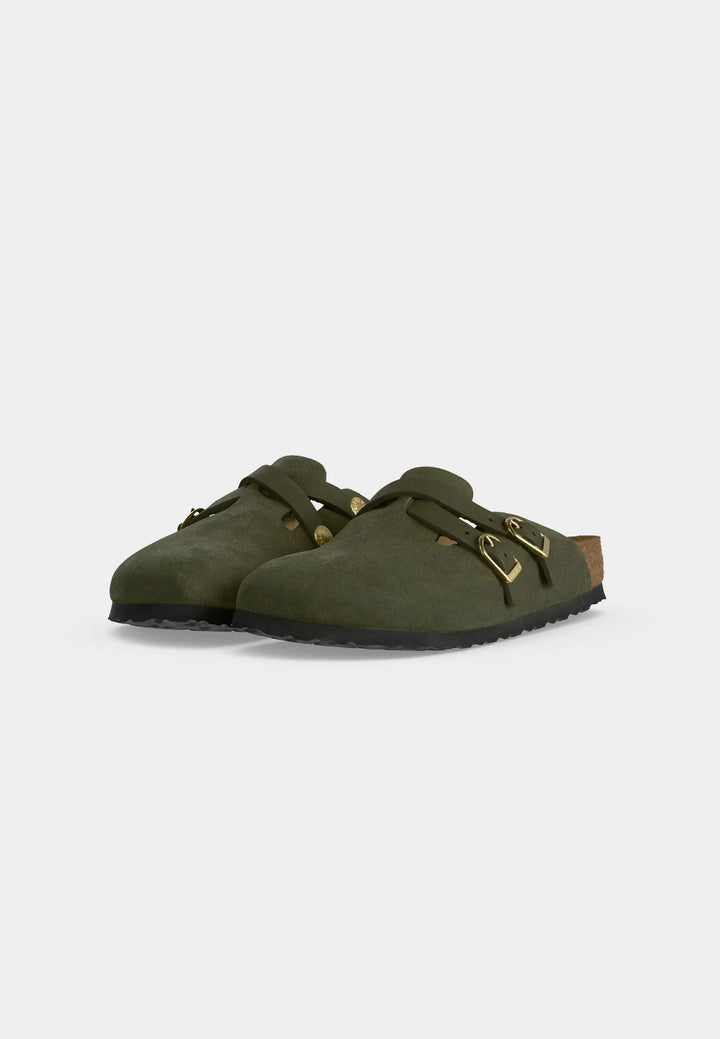 Birkenstock BOSTON NL BLACKN - REGULAR - Slippers