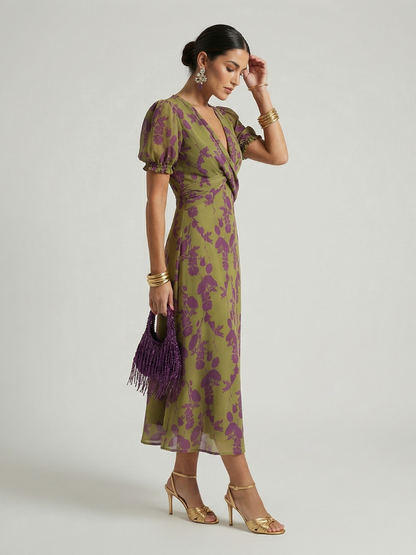 Grace & Annalee™ | Relaxed Floral Midi Dress