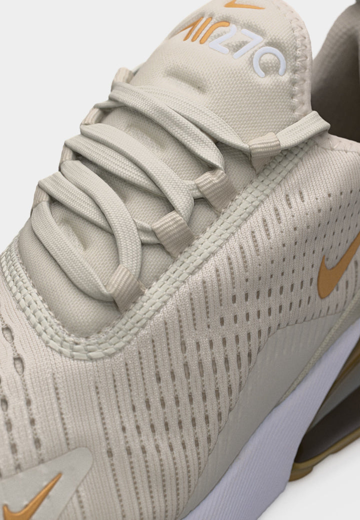 Nike AIR MAX 270 - light bone/metallic gold-coloured/white