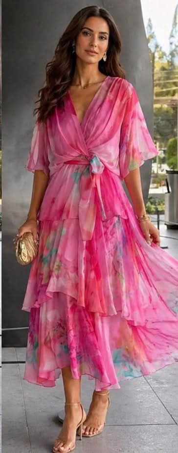 Grace & Annalee™ |Layered Floral Sun Dress