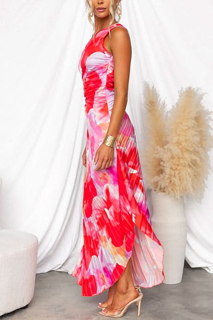 Grace & Annalee™ | Vibrant Tropical Evening Dress