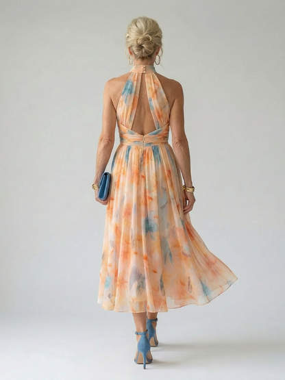 Grace & Annalee™ | Soft Halter Midi Dress