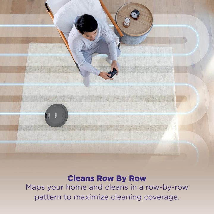 Shark Navigator Robot Vacuum + Self-Empty Base, Grey, RV2120AE