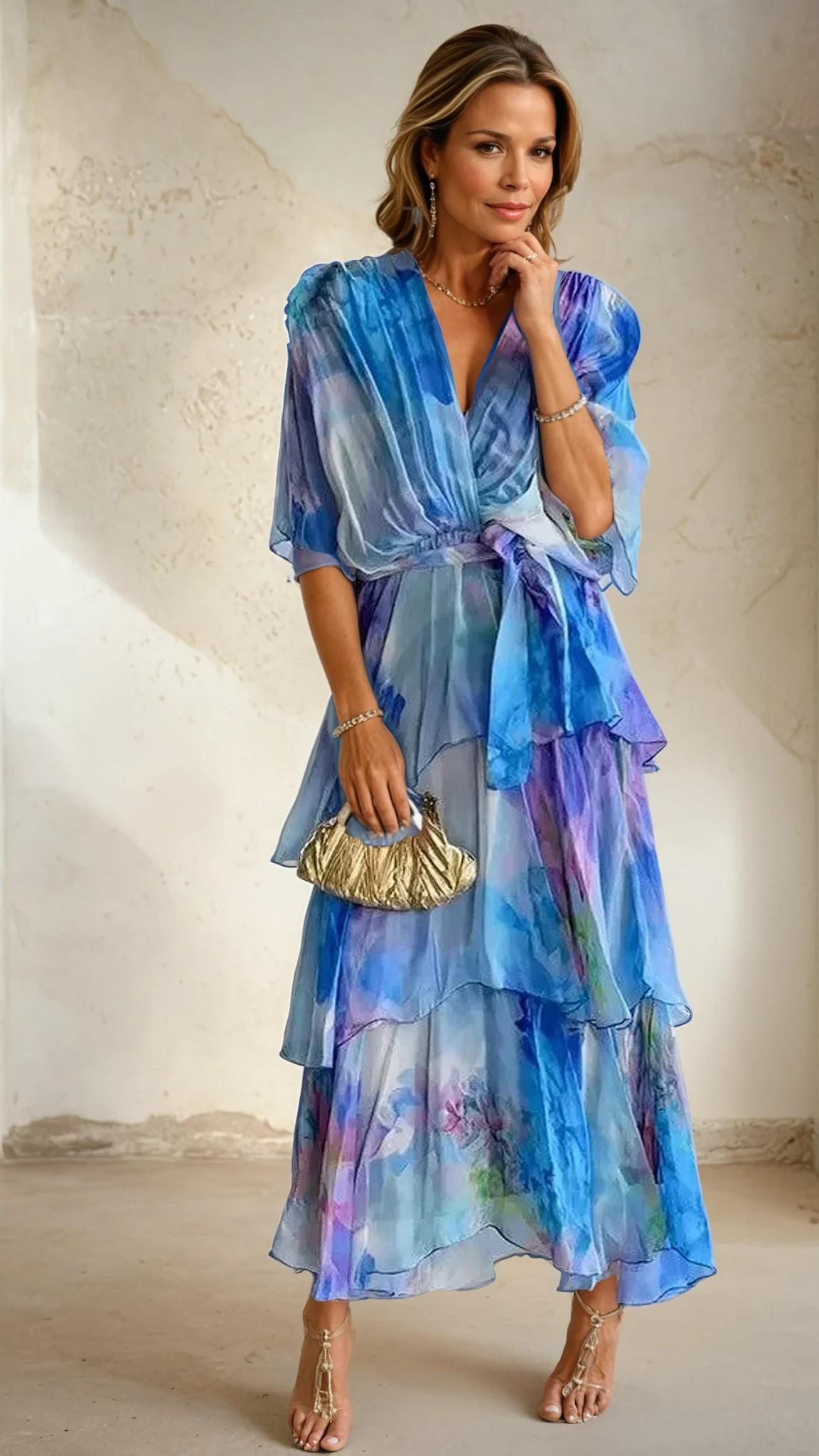 Grace & Annalee™ |Layered Floral Sun Dress