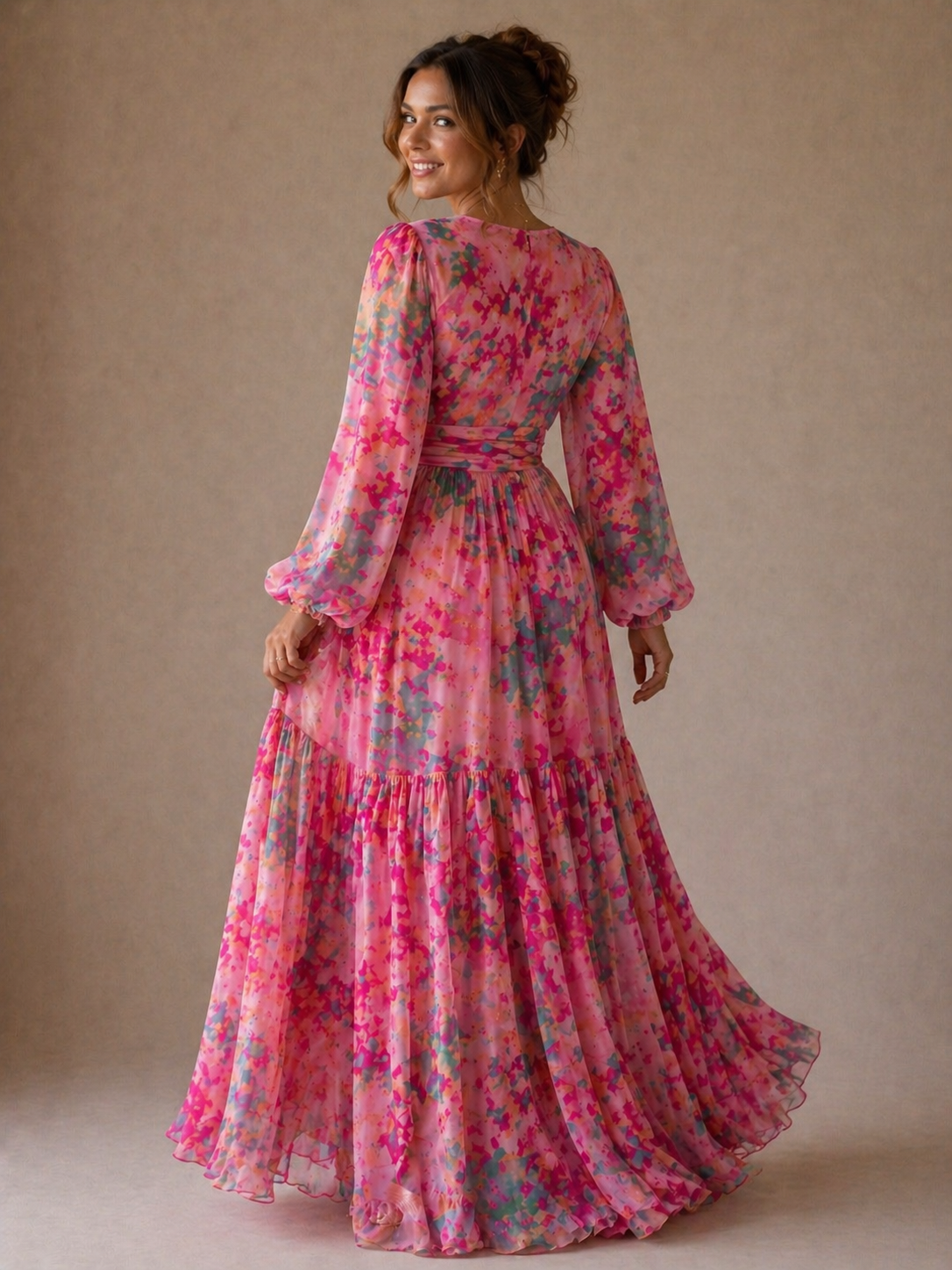 Grace & Annalee™ | Wrap Dress with Floral Print