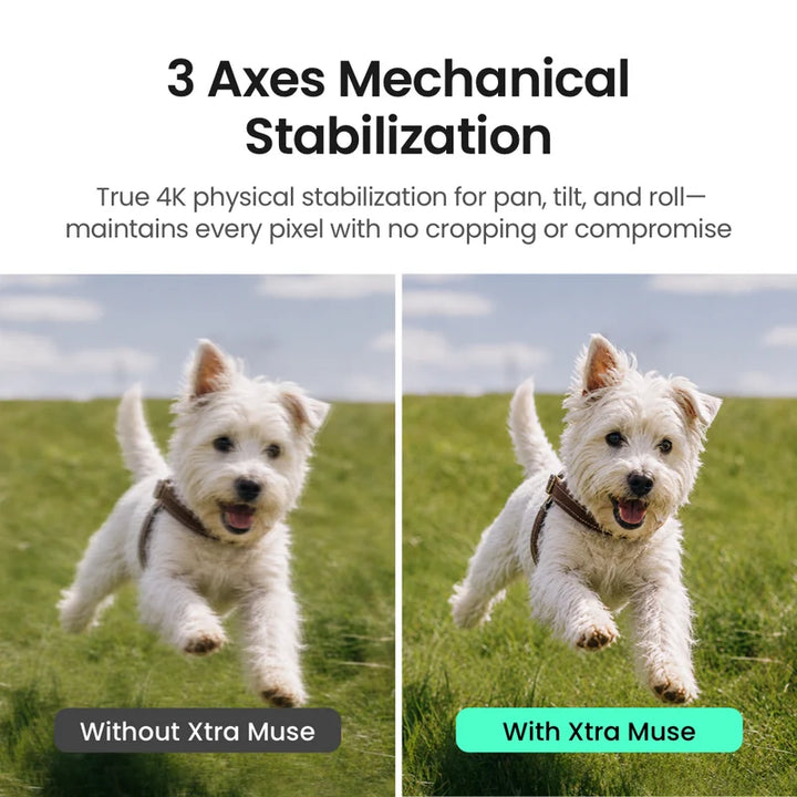 Xtra Muse: 4K/120fps Pocket Gimbal Camera with 1" CMOS Sensor