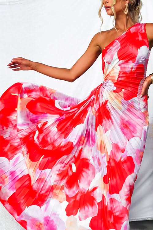 Grace & Annalee™ | Vibrant Tropical Evening Dress