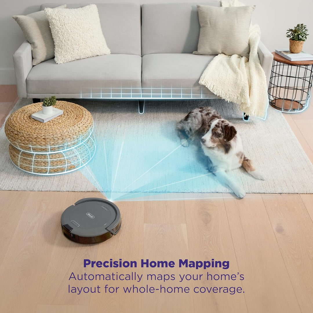 Shark Navigator Robot Vacuum + Self-Empty Base, Grey, RV2120AE