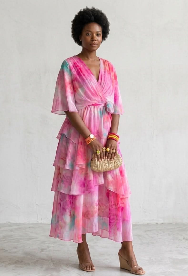 Grace & Annalee™ |Layered Floral Sun Dress