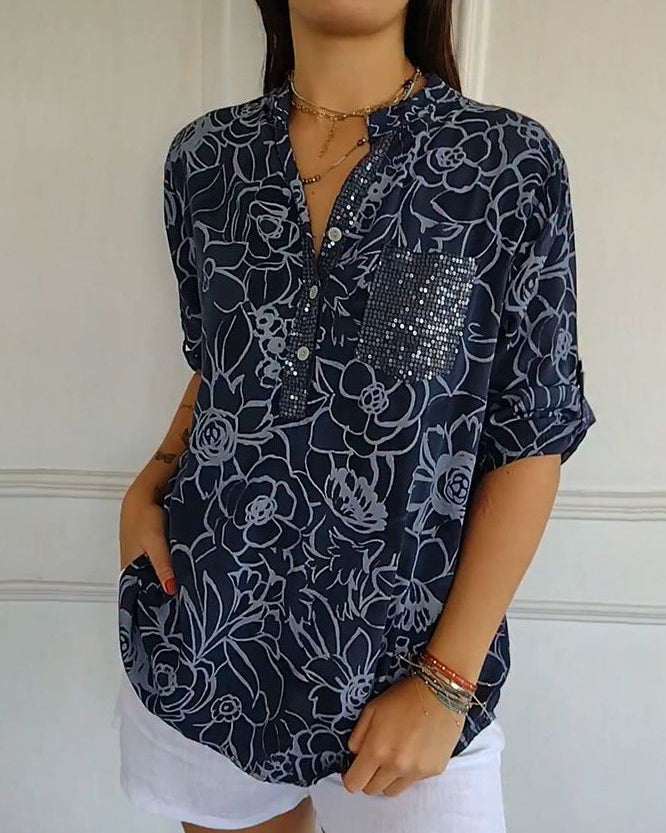 Elora™ | Elegant Blouse with Pocket