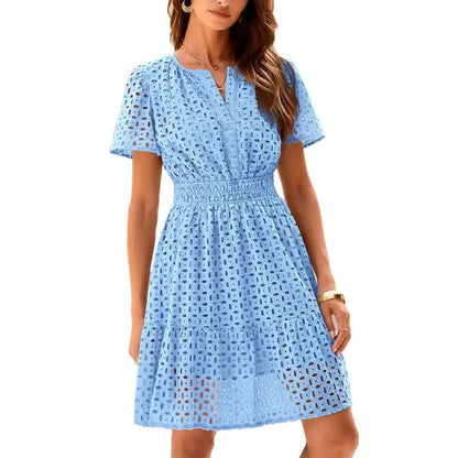 Sophia | Elegant Short Sleeve Dress