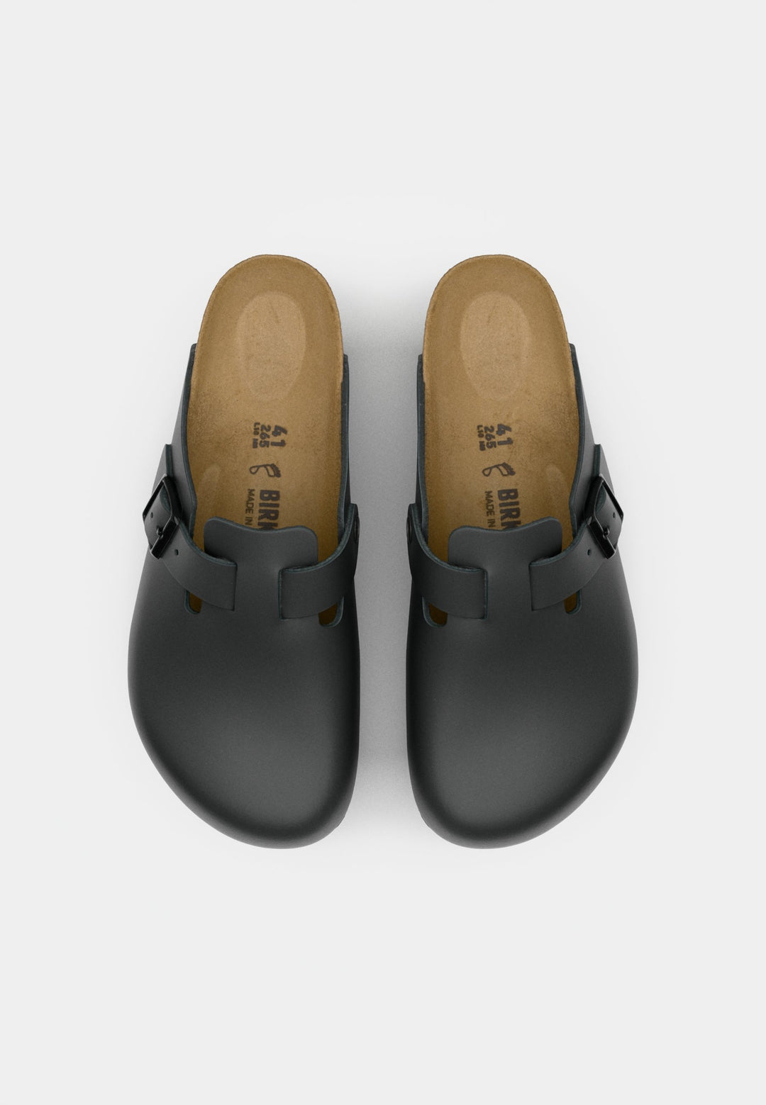 Birkenstock BOSTON NL BLACKN - REGULAR - Slippers