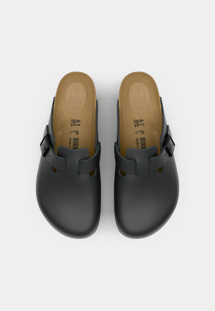 Birkenstock BOSTON NL BLACKN - REGULAR - Slippers