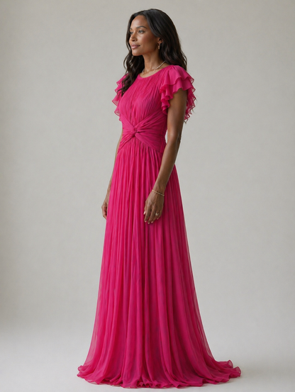 Grace & Annalee™ | Pleated Evening Dress