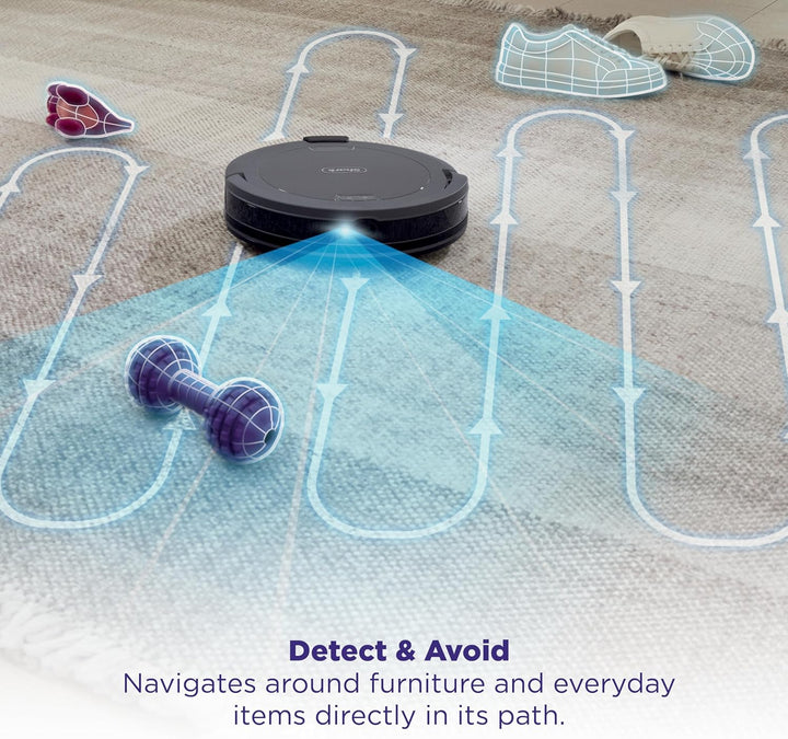 Shark Navigator Robot Vacuum + Self-Empty Base, Grey, RV2120AE