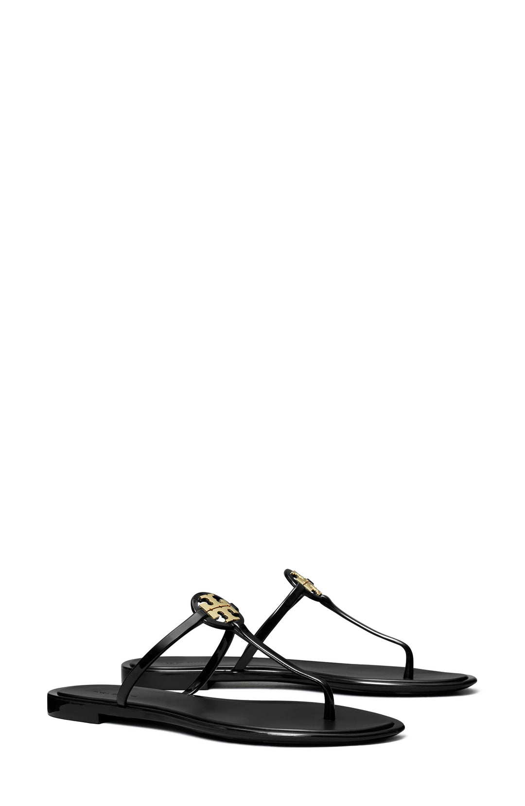 Mini Miller Jelly Thong Sandal - Perfect Black / Gold