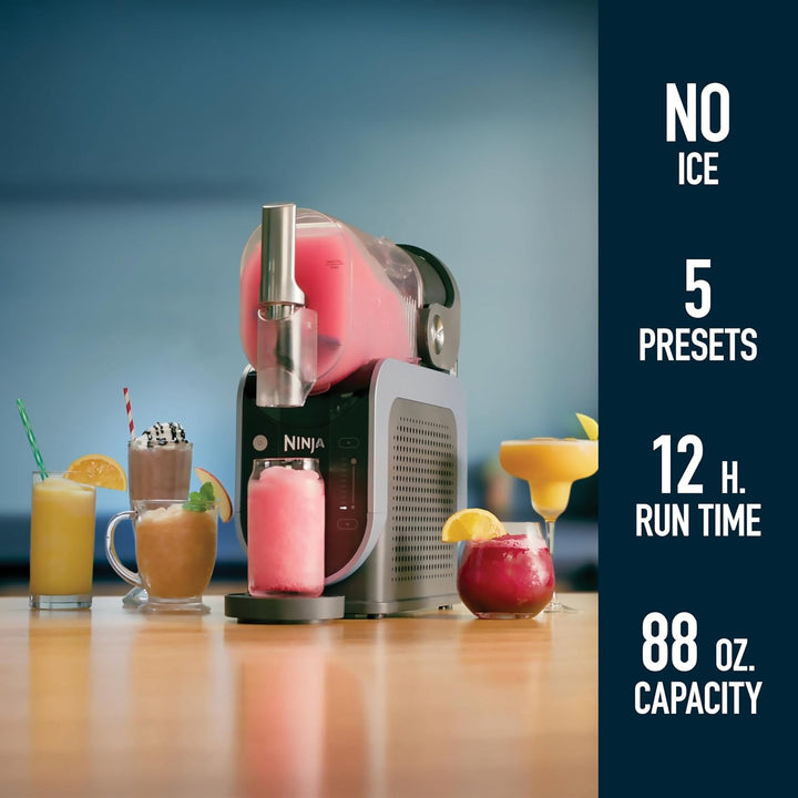 Ninja SLUSHi Frozen Drink and Slushy Machine Gray and Blue FS301EU