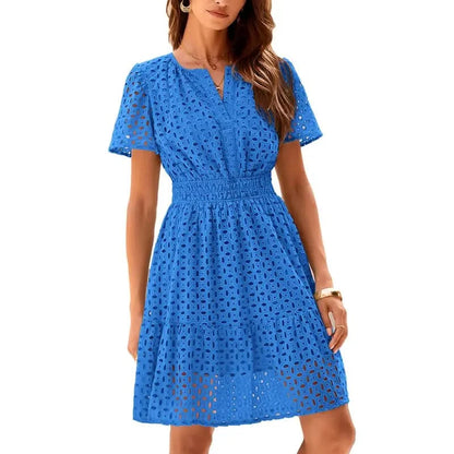 Sophia | Elegant Short Sleeve Dress