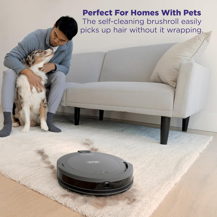Shark Navigator Robot Vacuum + Self-Empty Base, Grey, RV2120AE