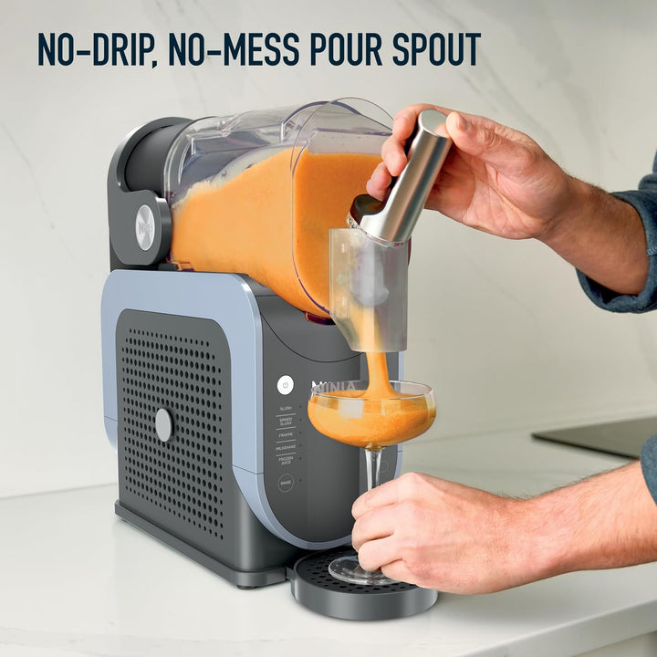 Ninja SLUSHi Frozen Drink and Slushy Machine Gray and Blue FS301EU