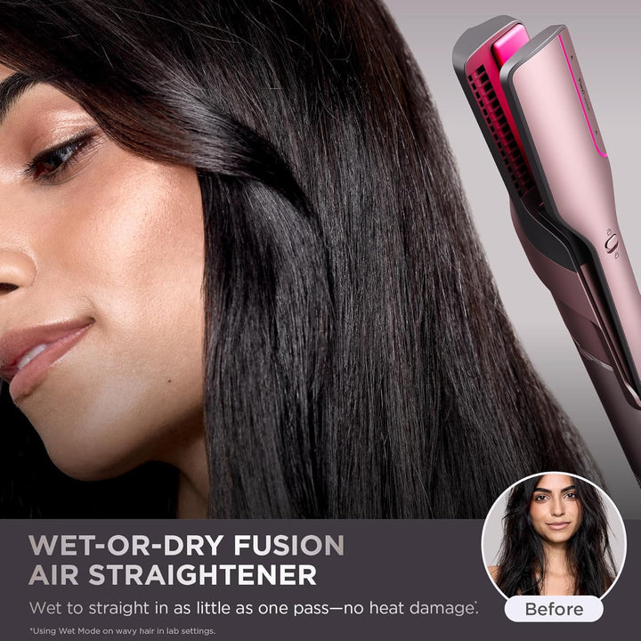 Shark FlexFusion Straight 4-in-1 Air and Ceramic Styling Drying and Straightening System Cosmic Blush