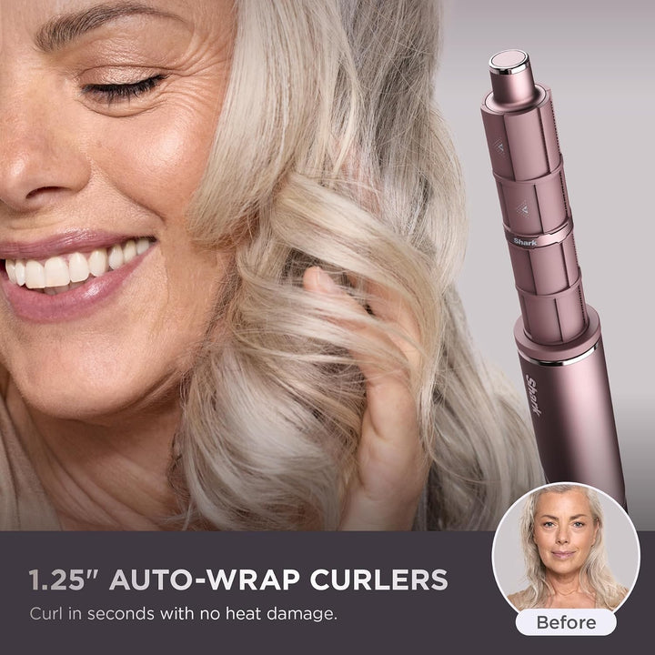 Shark FlexFusion Straight 4-in-1 Air and Ceramic Styling Drying and Straightening System Cosmic Blush