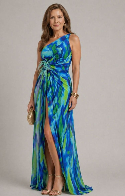 Grace & Annalee™ | Vibrant Draped Dress