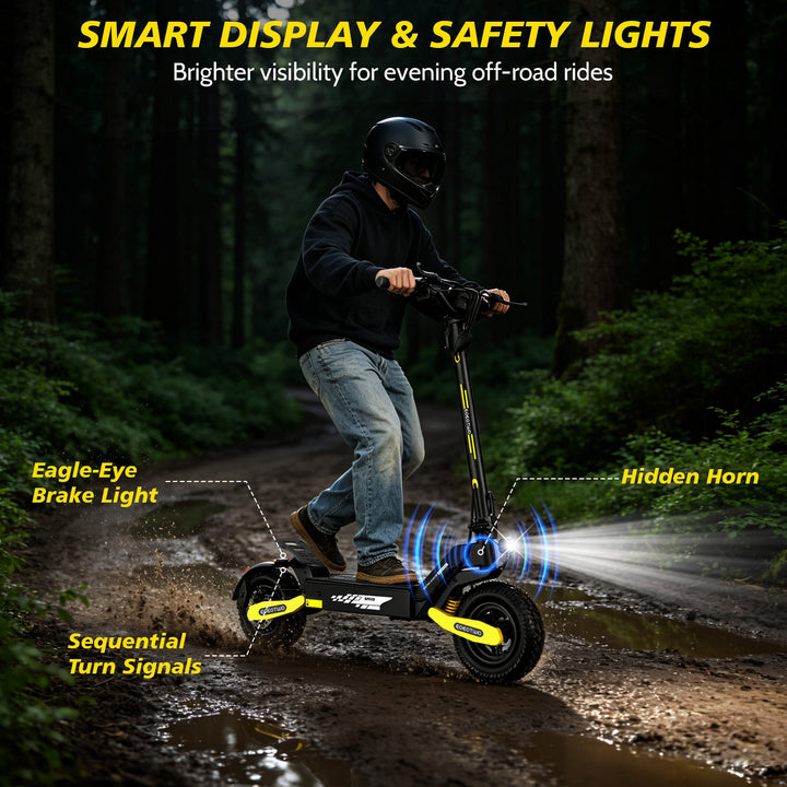 EOEOTWO 1200W Off Road Electric Scooter