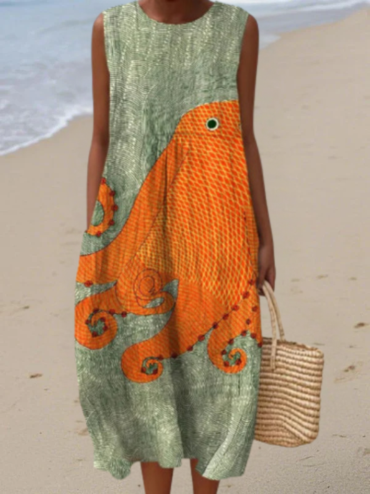 Tess™ Oceanic Midi Dress