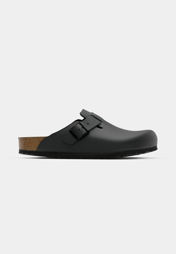 Birkenstock BOSTON NL BLACKN - REGULAR - Slippers