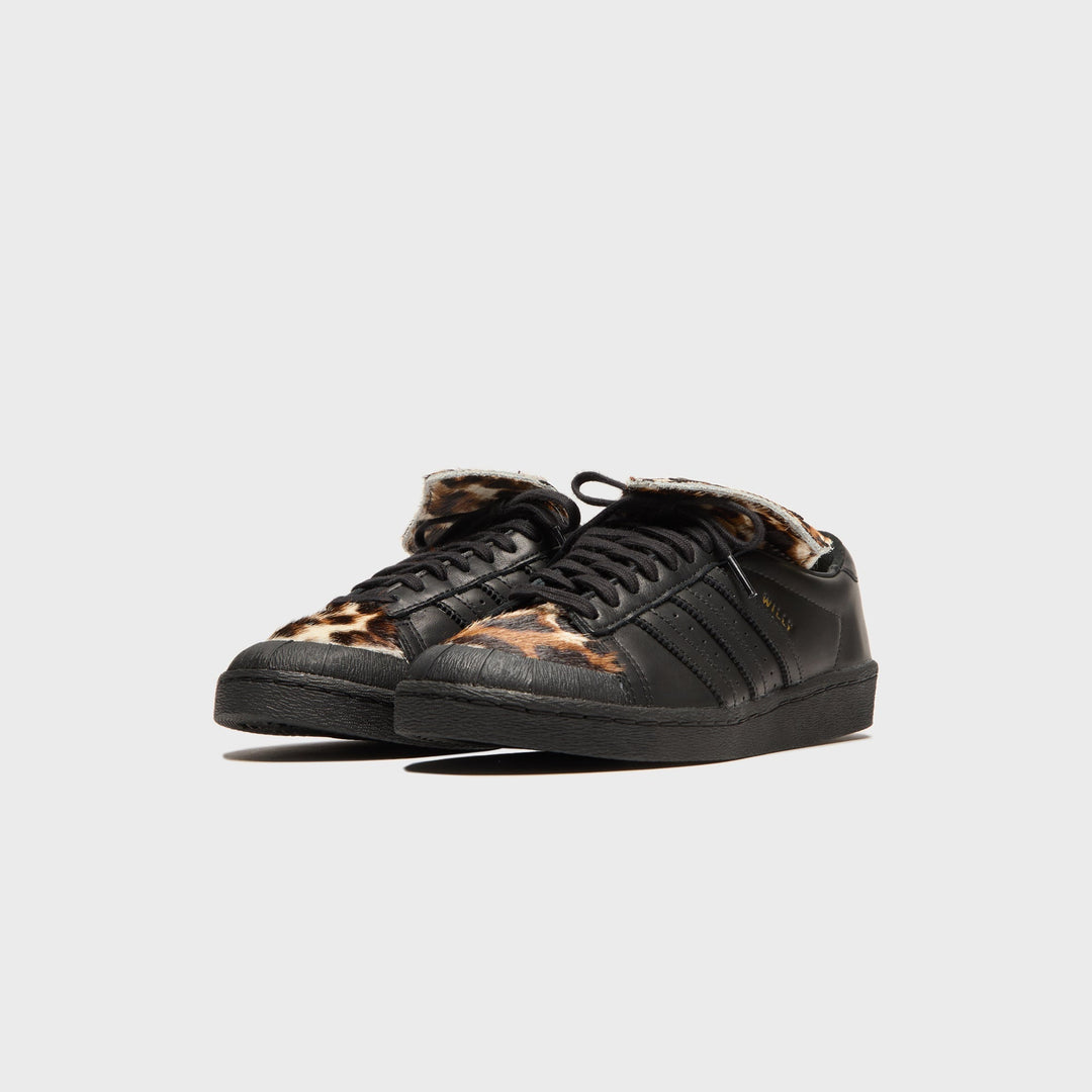 adidas x Willy Chavarria Jabbar Low - Core Black / Core Black / Leopard Print