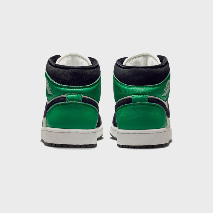 Jordan Air Jordan 1 Mid SE - Summit White / Lucky Green / University Gold / Black