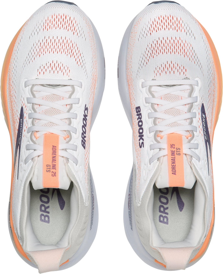Brooks Adrenaline GTS 25 Womens Running Shoes - White