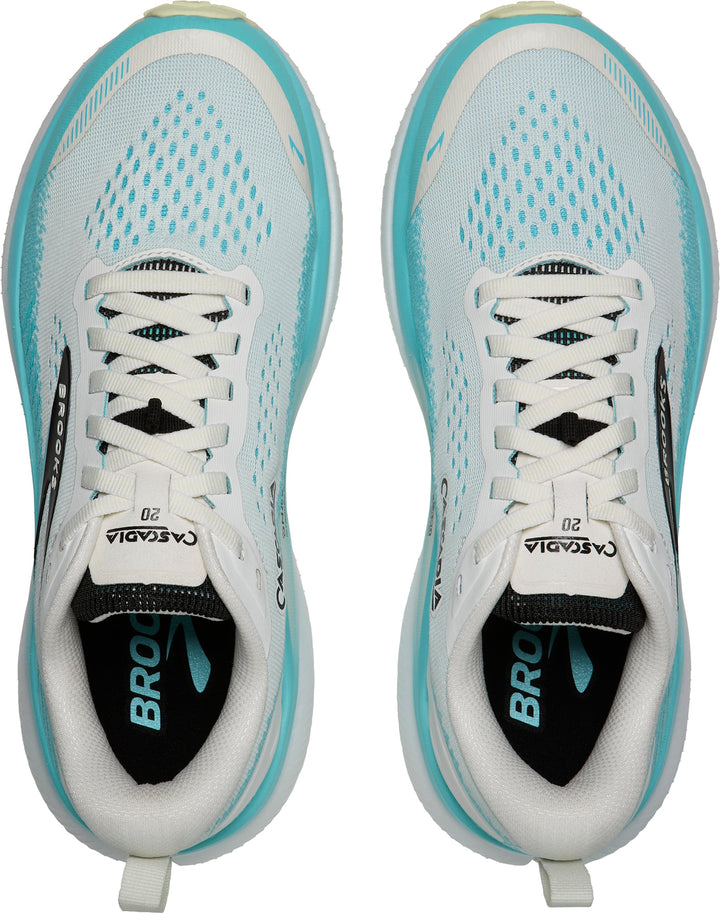 Brooks Cascadia 20 Womens Trail Running Shoes - White