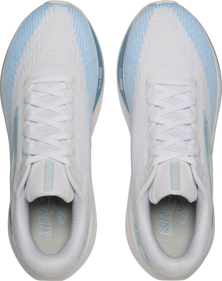 Brooks Ghost AMP Womens Running Shoes - White