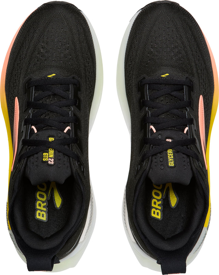Brooks Glycerin GTS 23 Womens Running Shoes - Black