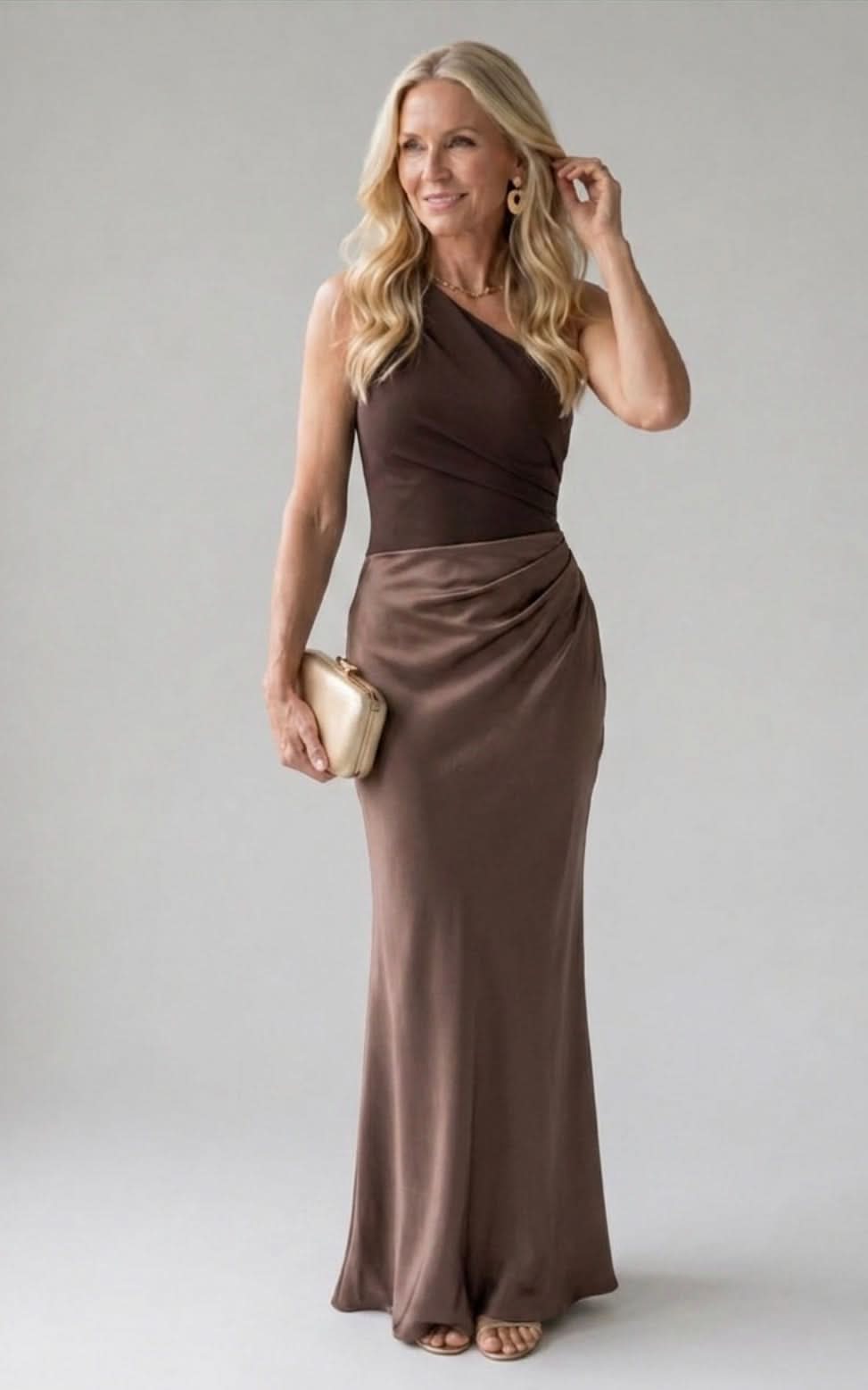 Grace & Annalee™ | Maxi Dress with a Guilt in Satin